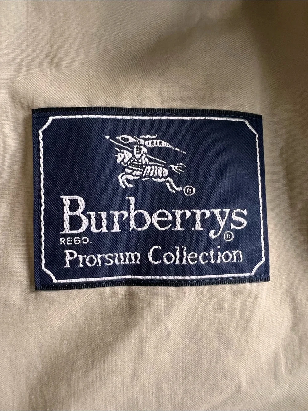 Vintage Burberry Prorsum Men's Long Trench Coat - Beige. Size M/L